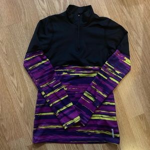 Reebok half zip up top